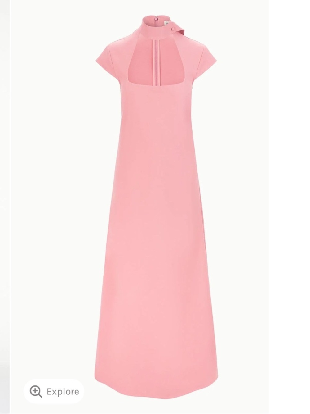 STAUD INGRID DRESS | ROSEWATER - Picture 6 of 11